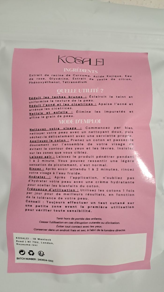Cotons dermo-éclaircissants - photo numéro 3