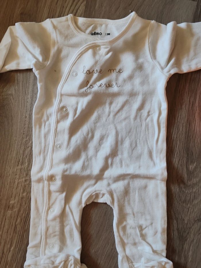 Lot de 4 pyjamas été divers - 3mois - photo numéro 4