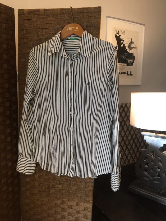 Chemise a rayures united color or benetton