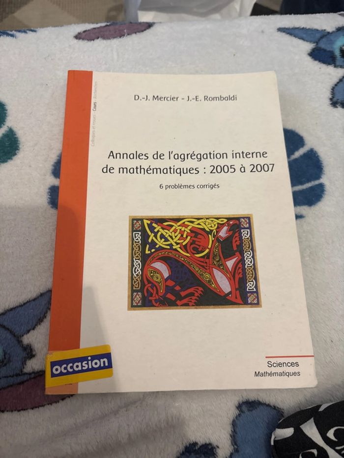 Annales de l’agrégation interne de mathématiques de 2005 à 2007