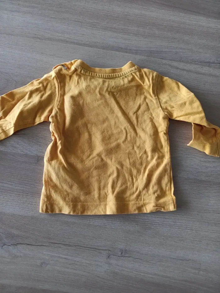 Tee-shirt manche longue 3mois - photo numéro 2