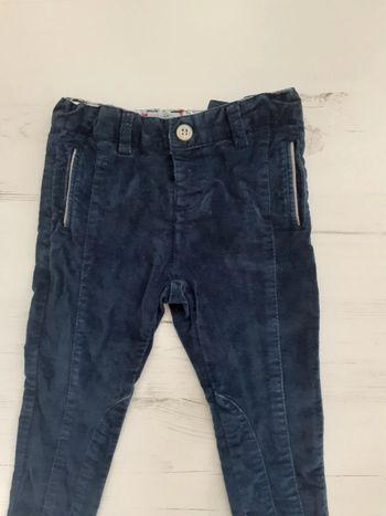 Pantalon fille bleu 18 / 24 mois Zara