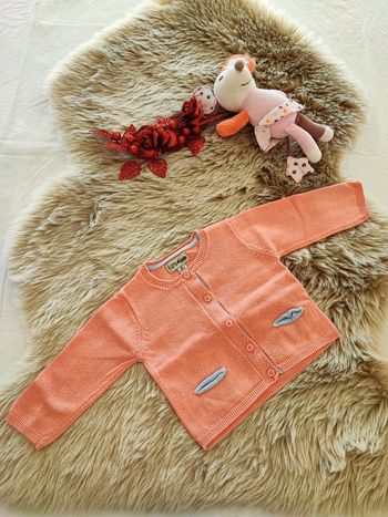 Gilet rose kimbaloo 6 mois