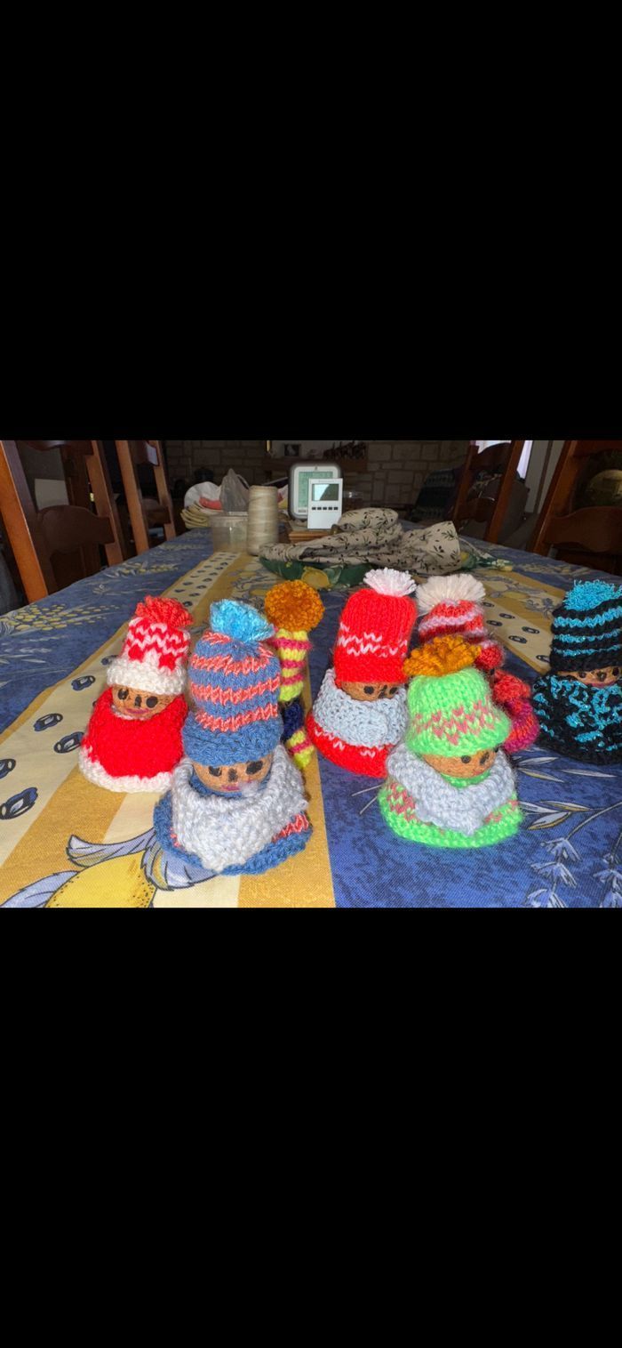 Lot poupées maison  deco table invités - photo numéro 2