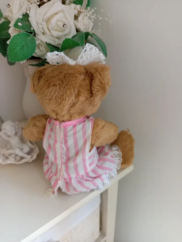 Lot déco oursons shabby pour chambre bébé fille - photo numéro 7