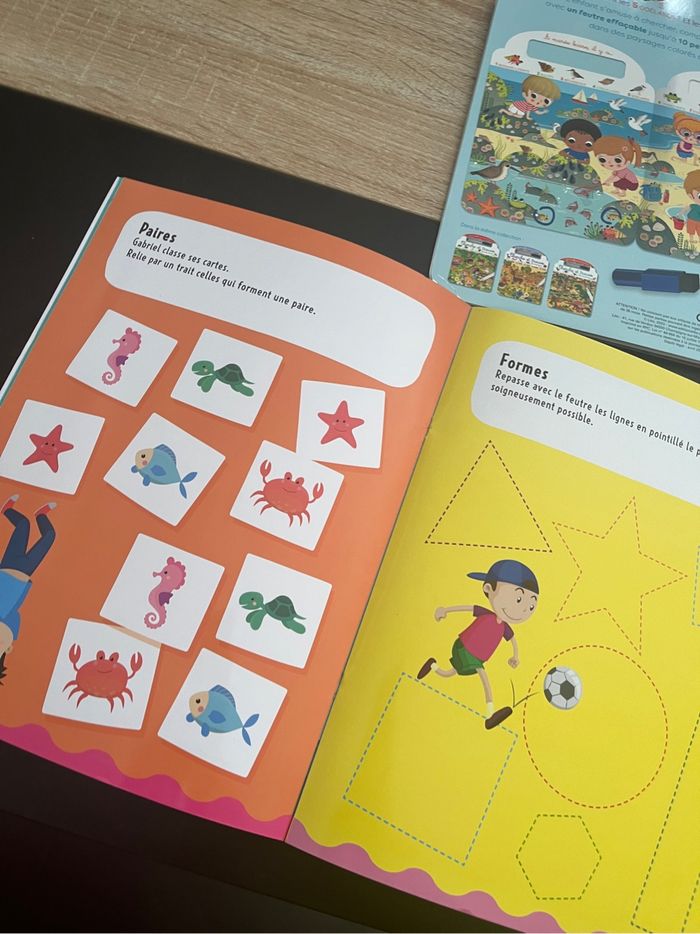 Lot de 3 livres d’activités effaçable enfant - photo numéro 6
