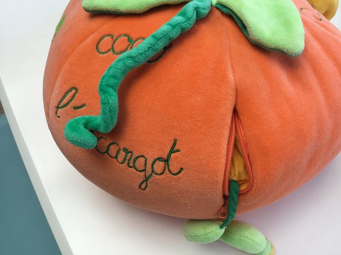 Grosse citrouille peluche - photo numéro 2