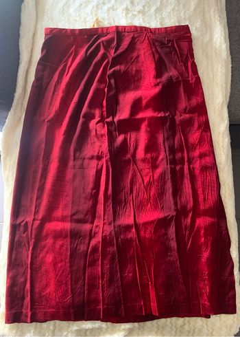 Jupe longue rouge