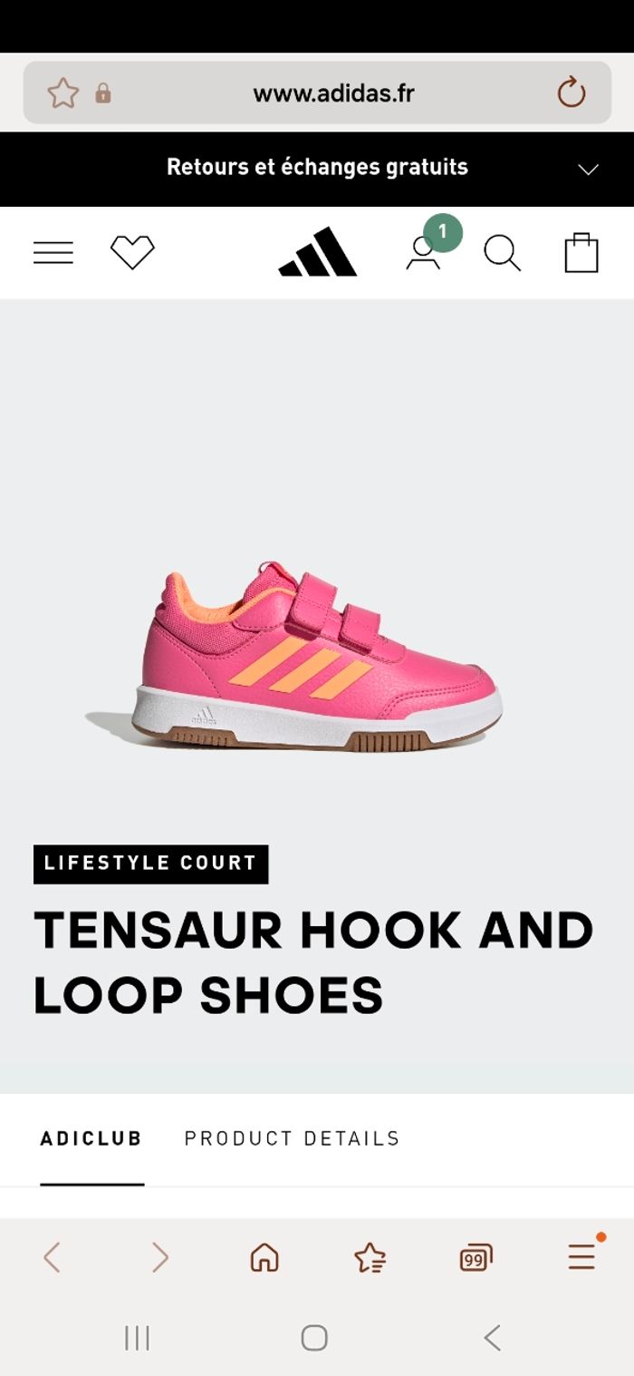 Baskets adidas tenseur neufs t36 - photo numéro 6