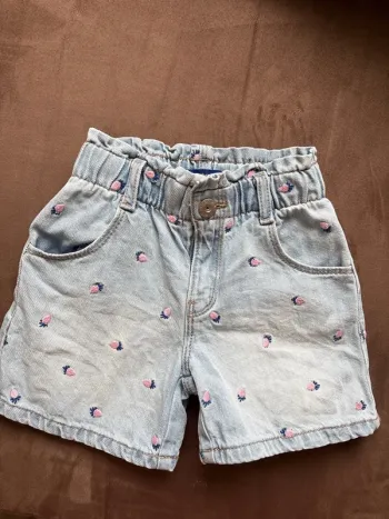 Short en jean portée 2 fois