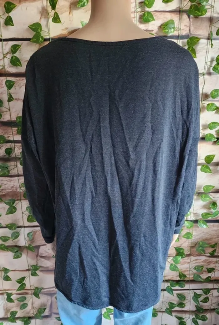 🌸Blouse noire Promod Bimatiere Taille 42🌸 - photo numéro 4