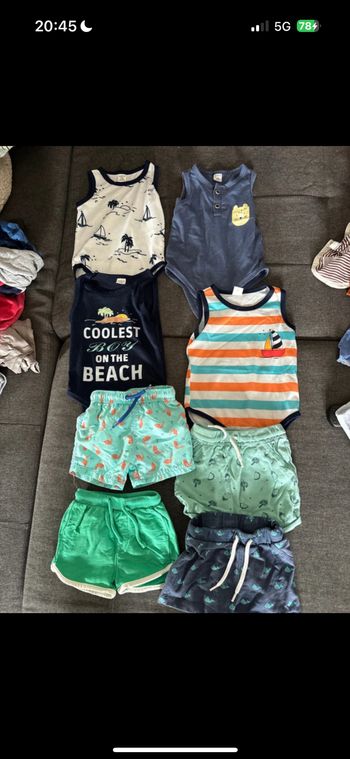 4 body + 4 short été