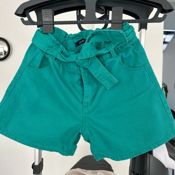 Short vert 8 ans