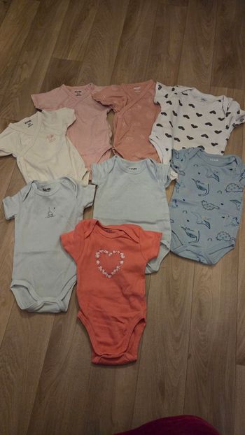 Bodys été bébé