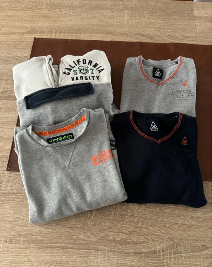 Lot de pull 8 ans
