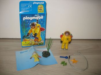FIGURINE PLONGEUR SCAPHANDRIER "PLAYMOBIL" - Réf.4479 - n°97