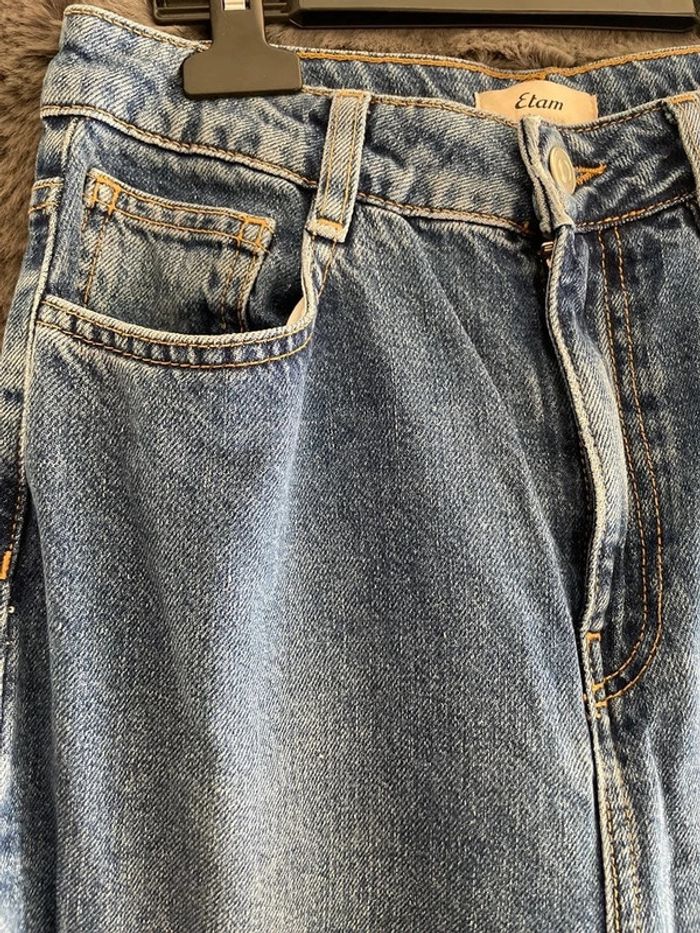 short en jean Etam bleu taille Xs - photo numéro 2