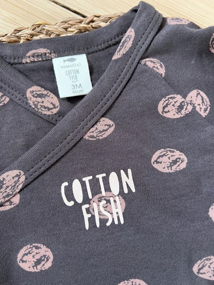 Lot bodies croisés Cotton Fish - photo numéro 3