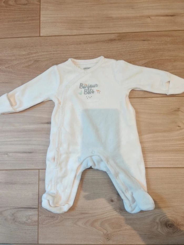 Pyjama 1 pièce 1 mois