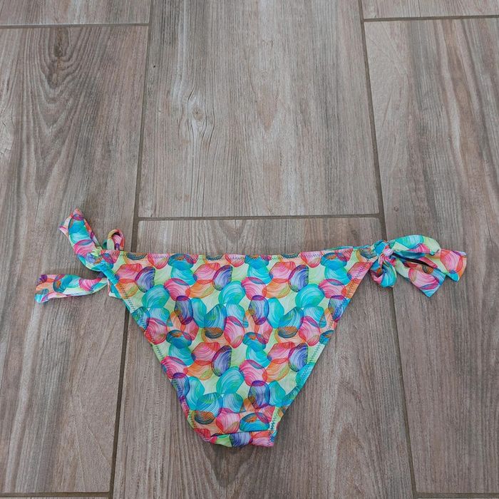 Bas de maillot de bain multicolore avec noeuds sur les cotés Taille 40 No gossip - photo numéro 2