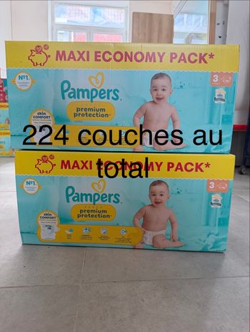Lot de 2 carton de couche premium