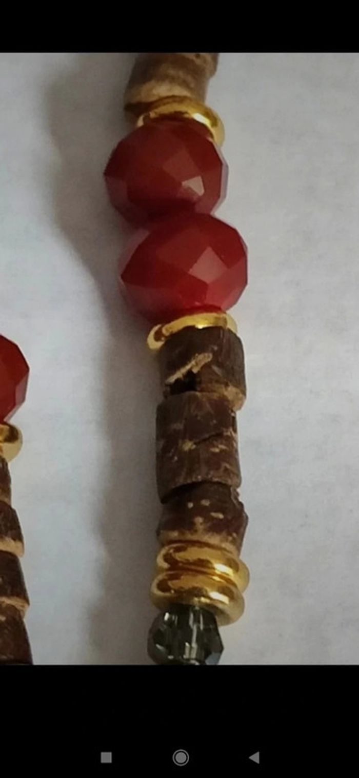 Collier perles et plumes - photo numéro 9