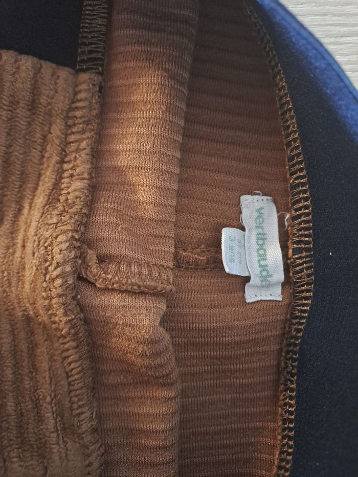 Pantalon velours marron fille - photo numéro 3