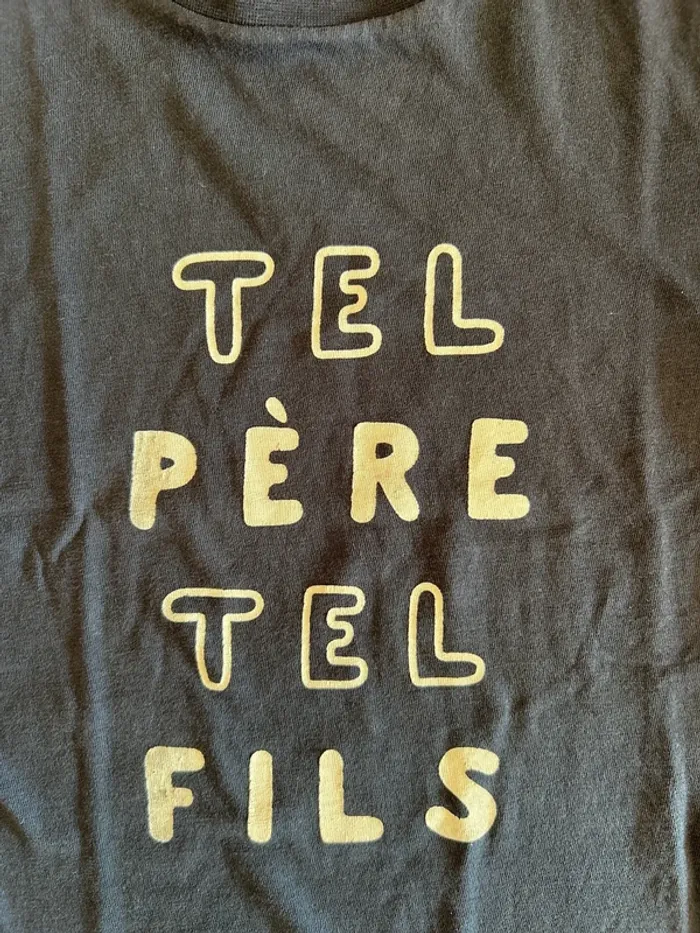 T-shirt Tel Père Tel Fils 4 ans - photo numéro 2