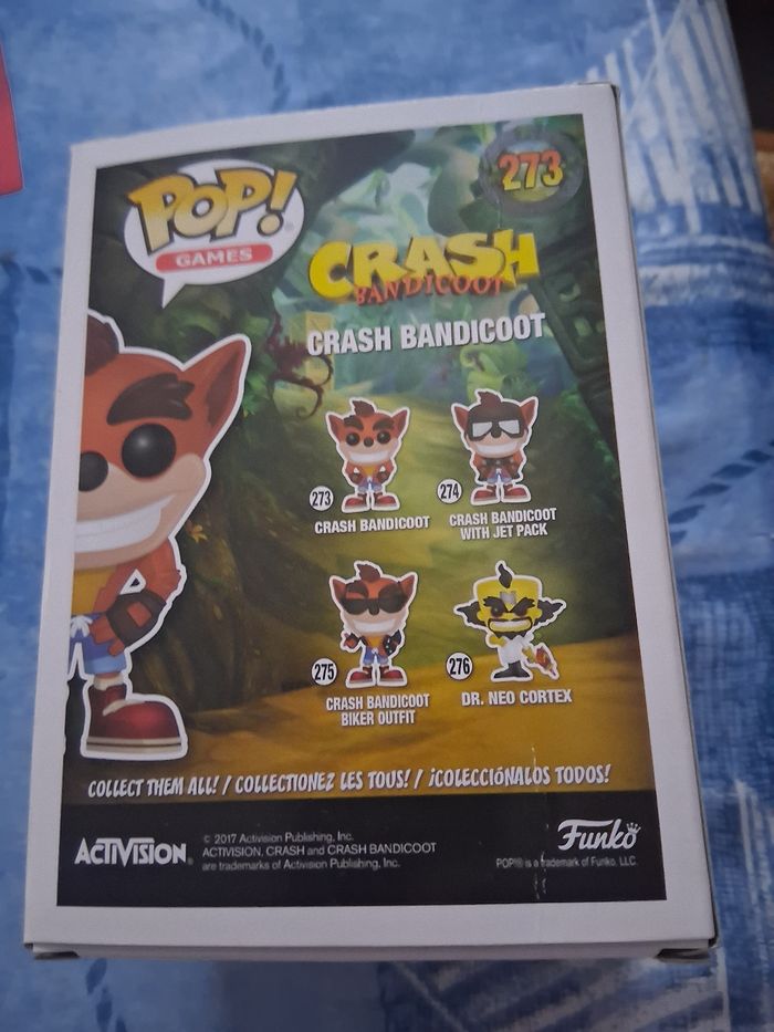 Figurine pop crash bandicot - photo numéro 3