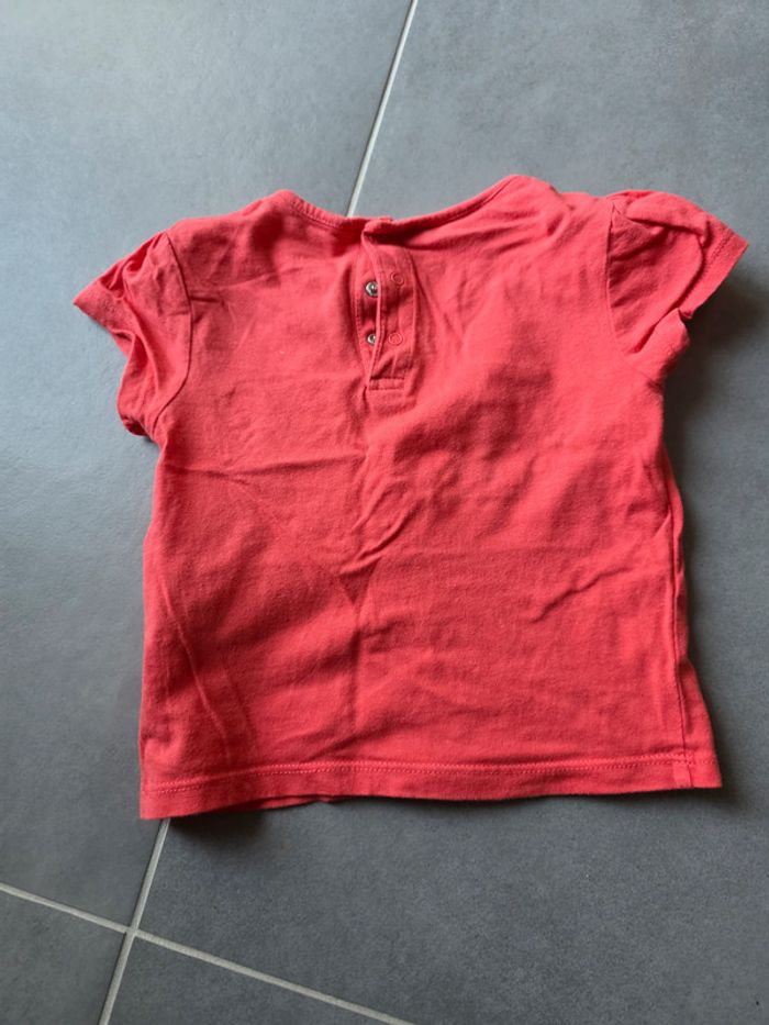 t-shirt manches courtes 18 mois coeur - photo numéro 6