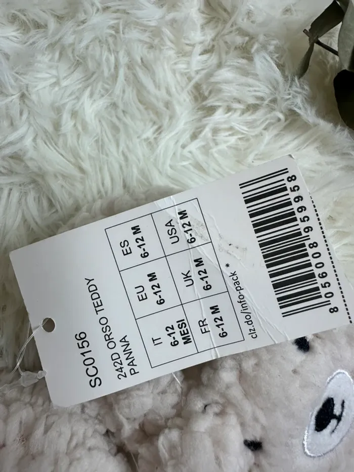 Paire de chaussons sherpa Calzedonia taille 6-12 mois - photo numéro 5