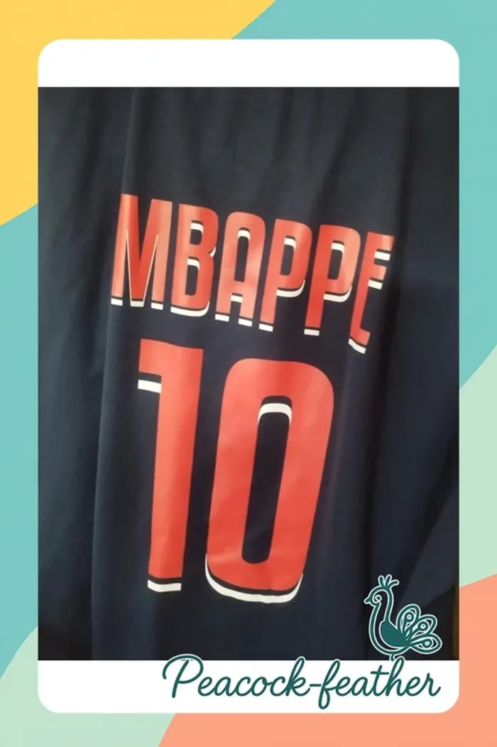 T-shirt mbappe L - photo numéro 4