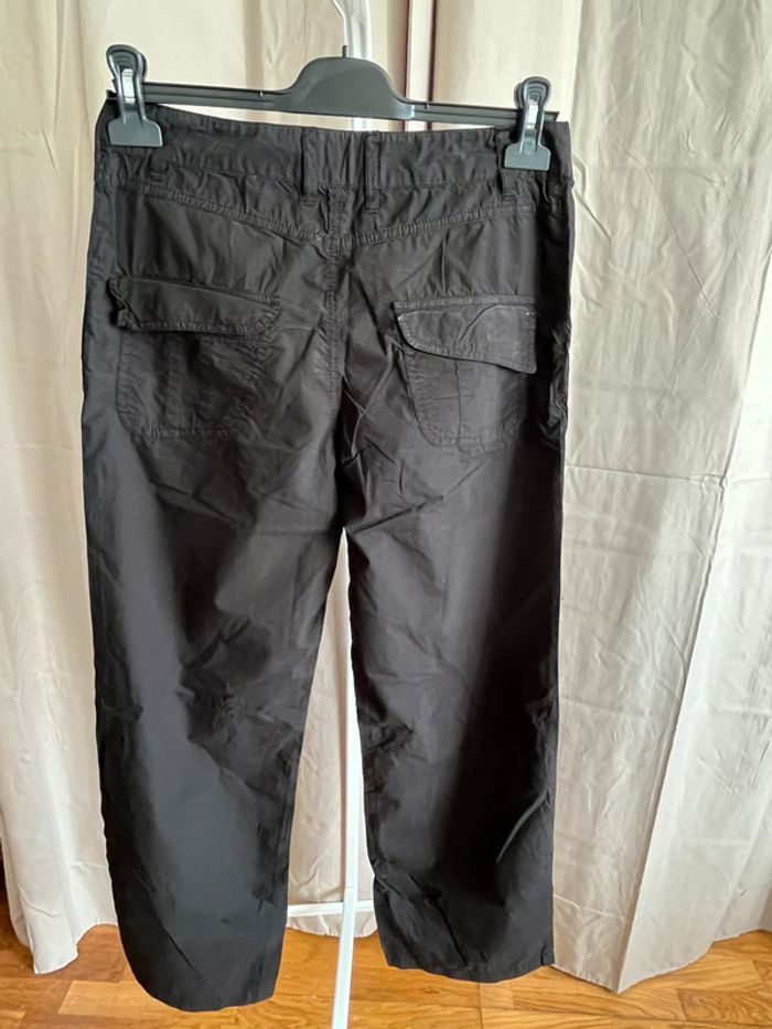 Pantalon toile hil’s coupe flare t.38 - photo numéro 2