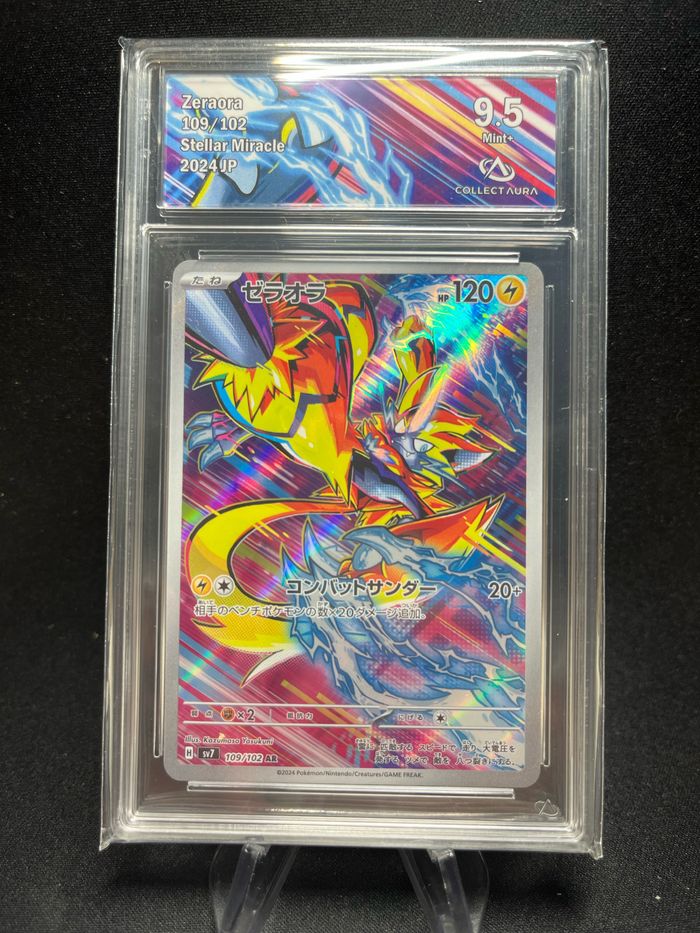 Carte Pokémon Zeraora 109/102 AR CA 9.5