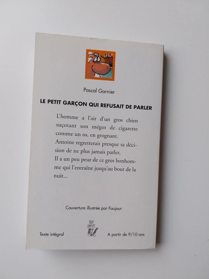 Livre "Le petit garçon qui refusait de parler" pour 9/10A - photo numéro 3