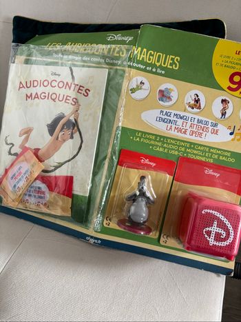 Figurine + Livre + Enceinte n 2 Le Livre de La Jungle Audicontes Magique Disney Altaya