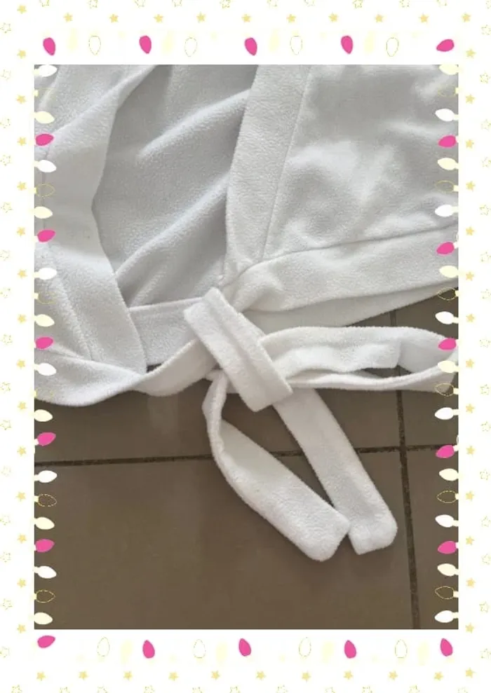 🩰 Gilet cache-cœur blanc Sansha – Taille 10 ans 🩰 - photo numéro 3
