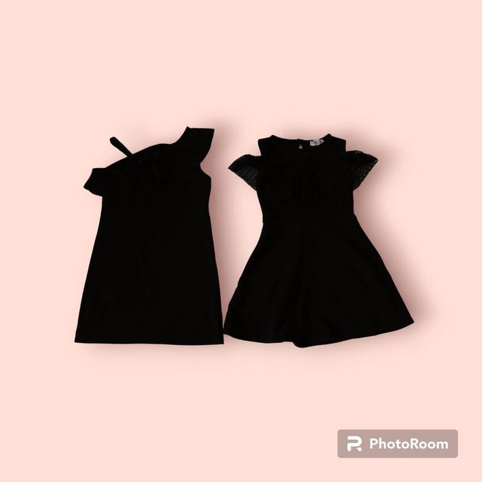 Lot de deux magnifiques robes noires taille 8 ans