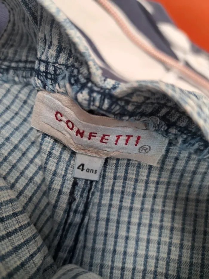 Confetti : salopette courte (4 ans) - photo numéro 4