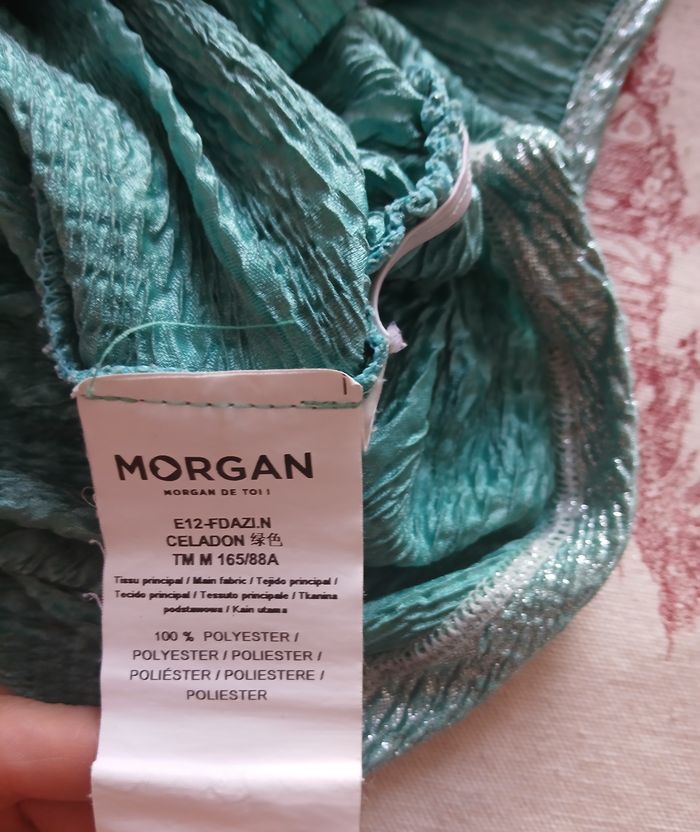 Débardeur vert clair pailleté Morgan - photo numéro 6