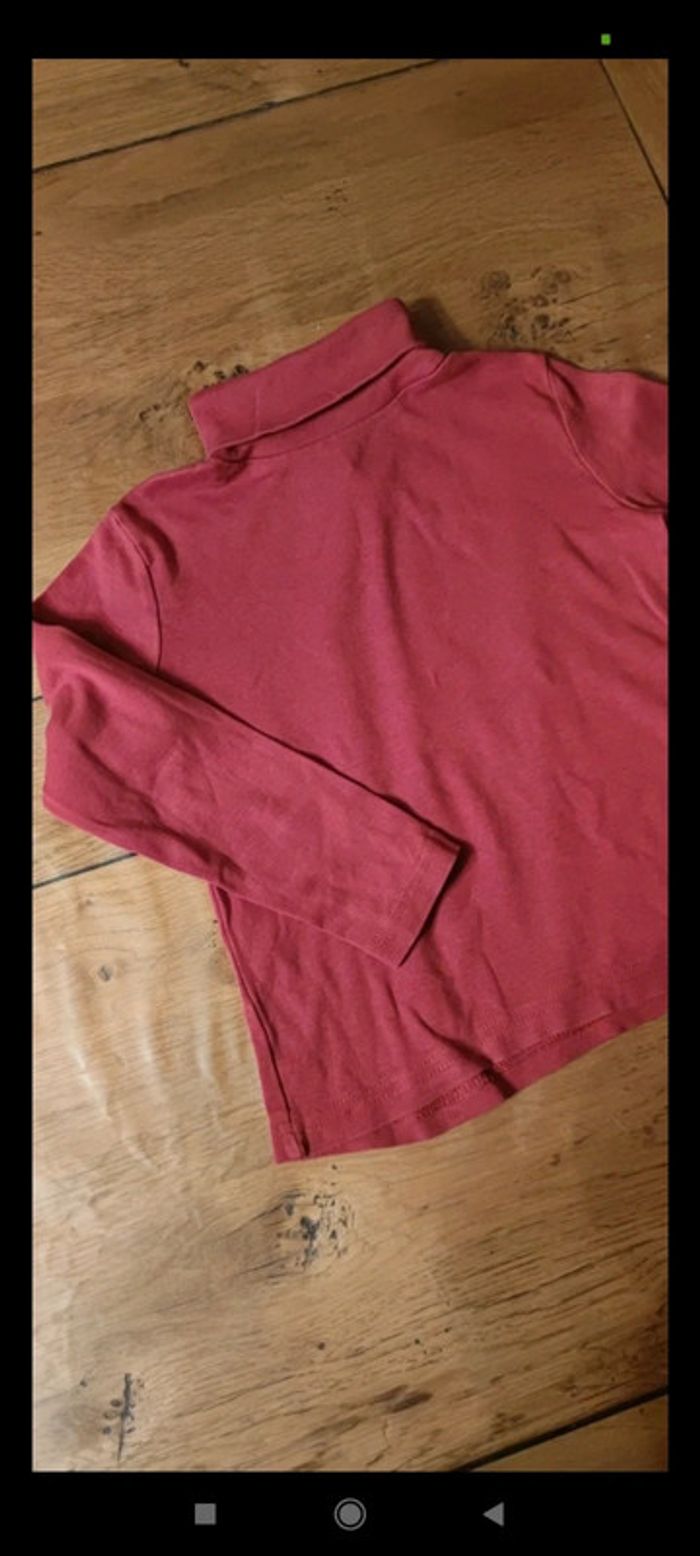 Sous pull rouge 5 ans