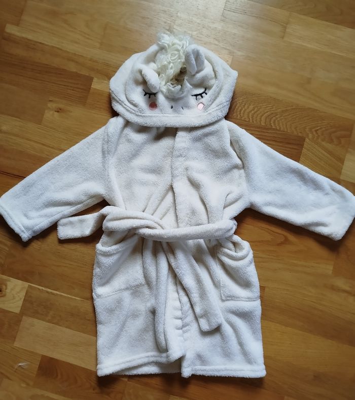 Peignoir Licorne avec capuche