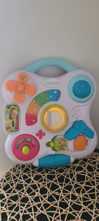 Tablette d'activité Smoby Cotoons 2 en 1