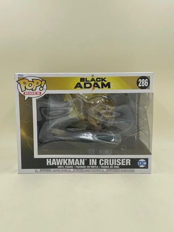 Figurine Funko Pop Dc Black Adam Hawkman in cruiser N•286