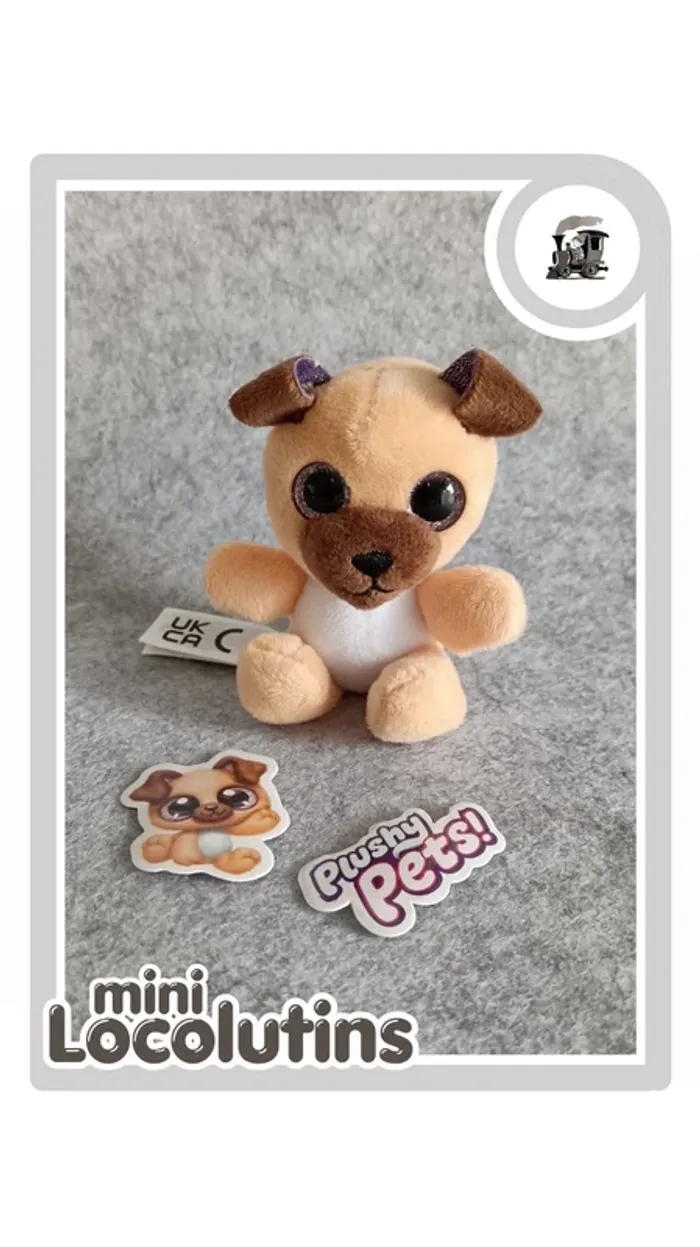 🚂 Peluche Plush Petz mini Chien
