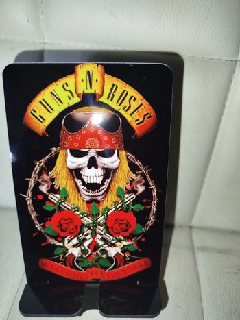 support téléphone motif guns n roses neuf