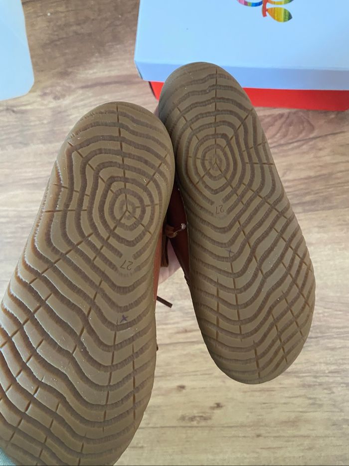 Wood zip chaussures souples cuir 27 shoopom - photo numéro 6