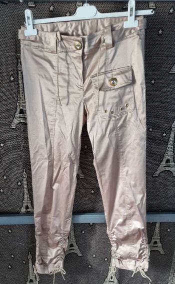 Pantalon crème taille 40