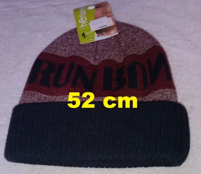 Bonnet bleu marine Bordeaux Herlaine Taille 52 cm