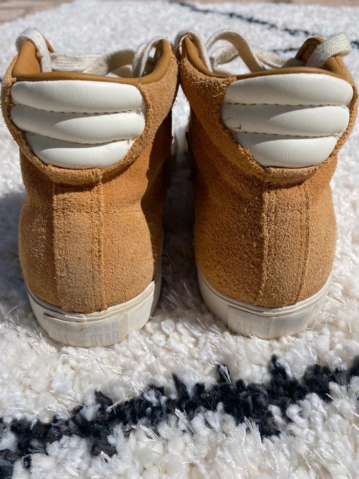Converse montante jaune moutarde - photo numéro 5